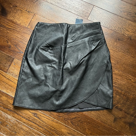 Faux Leather Skirt - Picture 3 of 6
